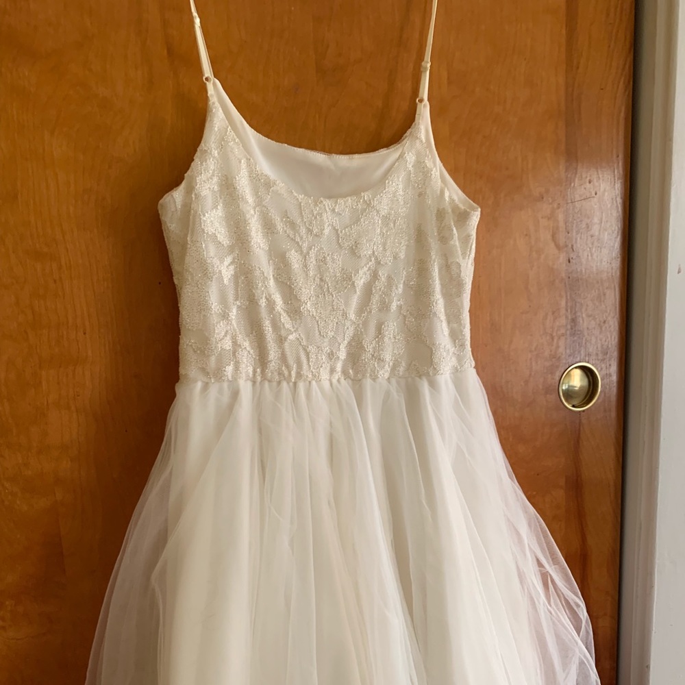 White short dress